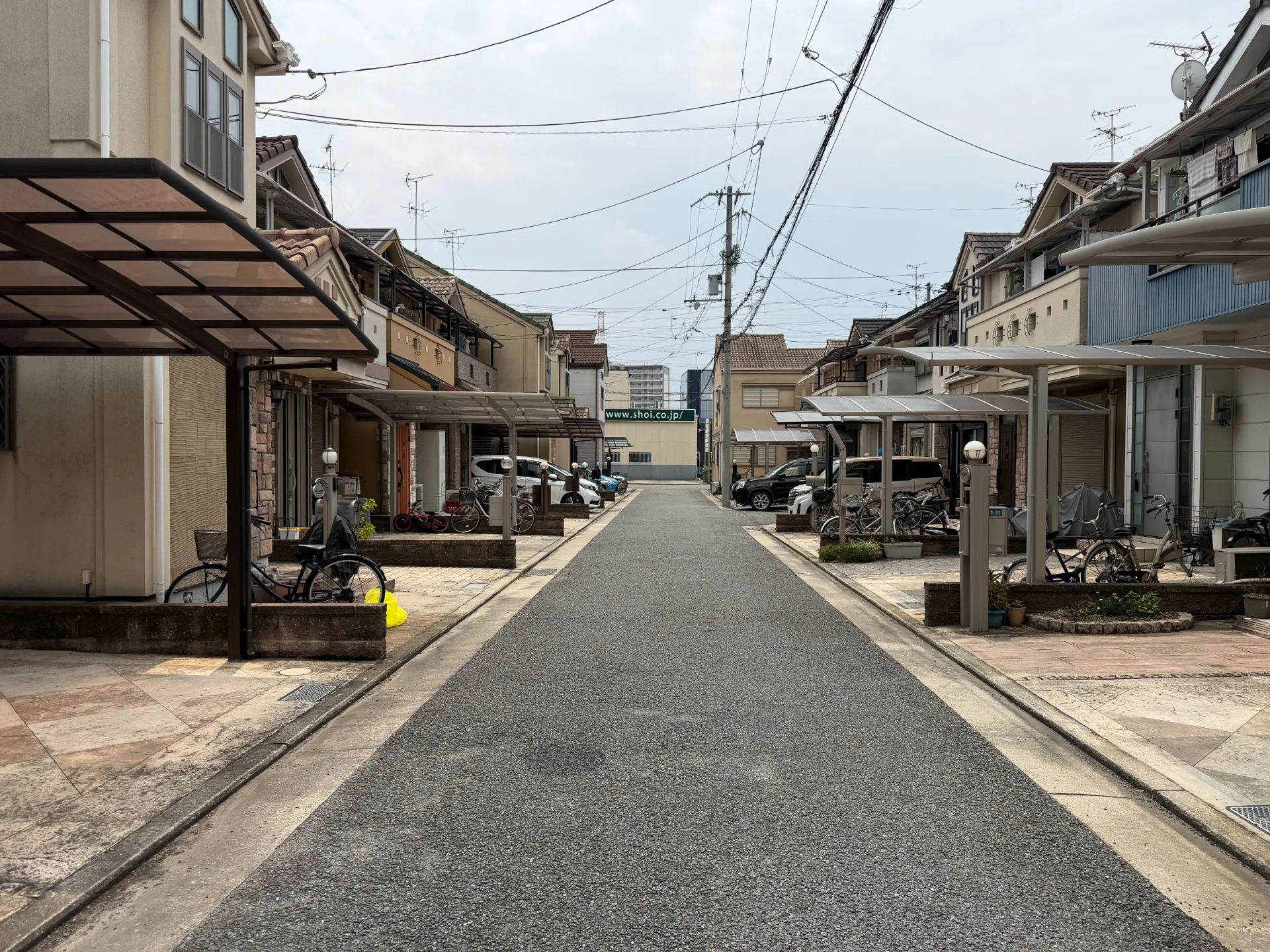 前面道路写真